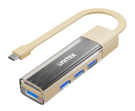 Hub USB UNITEK Hub Dwukierunkowy USB-C/USB-A - 4x USB-A H1319ACL01